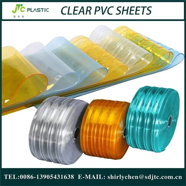 Priehľadná PVC plechová záclonová rolka